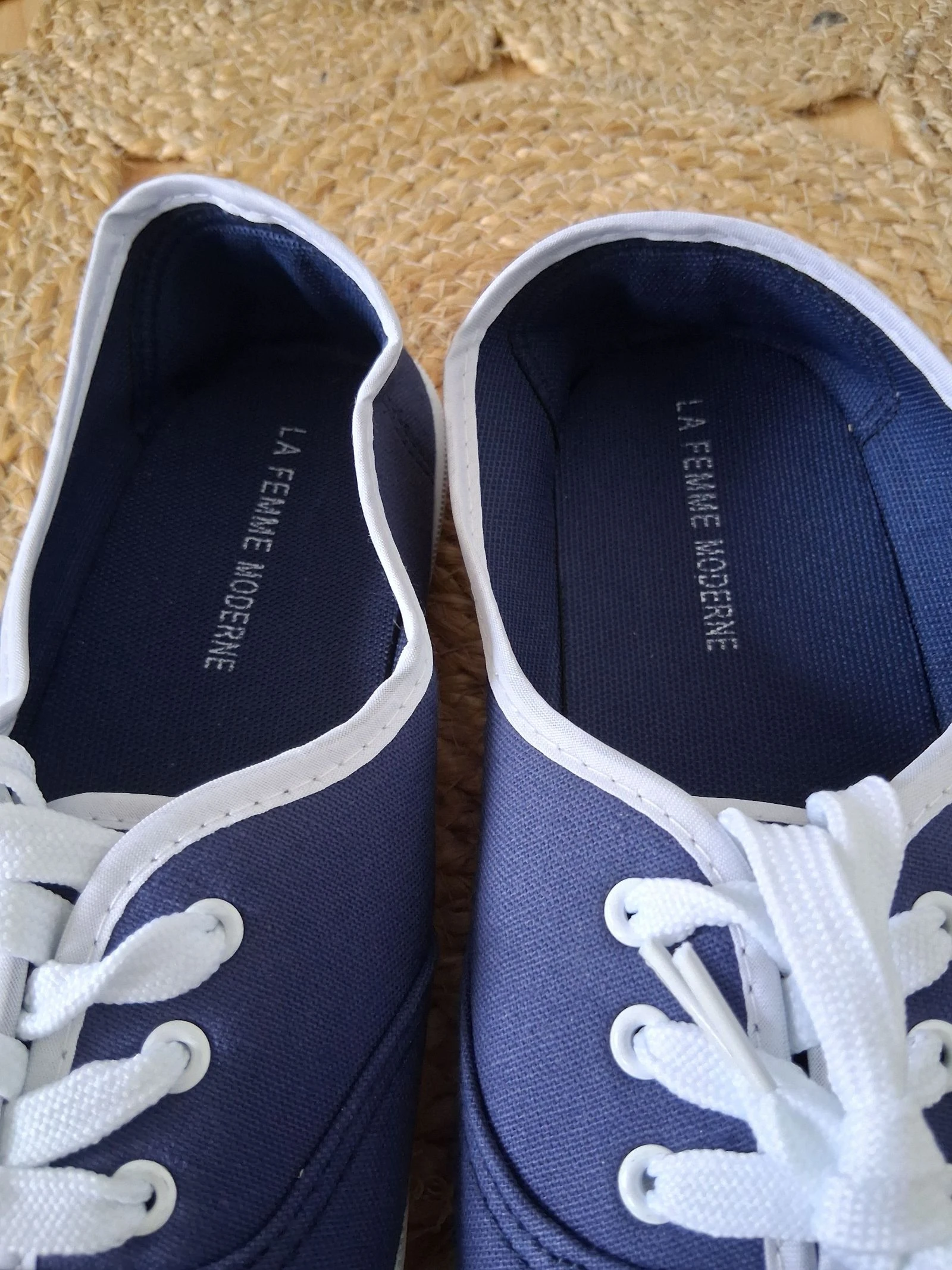 Zapatillas de lona azules - La Femme Moderne - 39 – photo 4